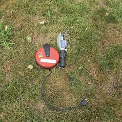 Sears Drop Light and Rewinding Reel