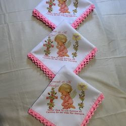 Recuerdos, Servilletas Para Bautizo Niña!!