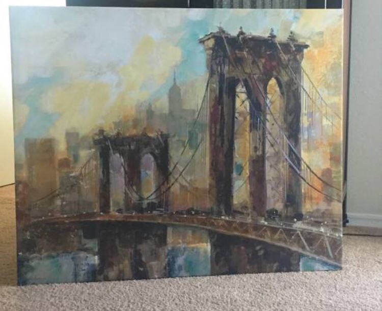 Ruane Manning 'Brooklyn Bridge' Giclee Print