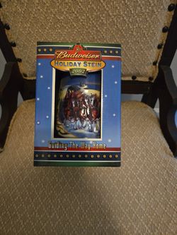 2002 Budweiser Holiday Stein