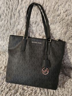 Michael Kors Black Signature Tote Bag