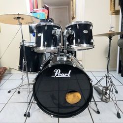 Pearl Complete Drum Set 🥁 !!! $380 Or Best Offer !! 