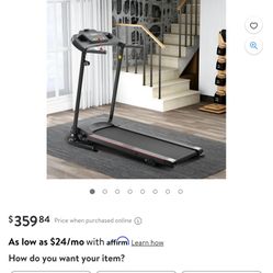 Folding Electric Treadmill Running Machine for Home 