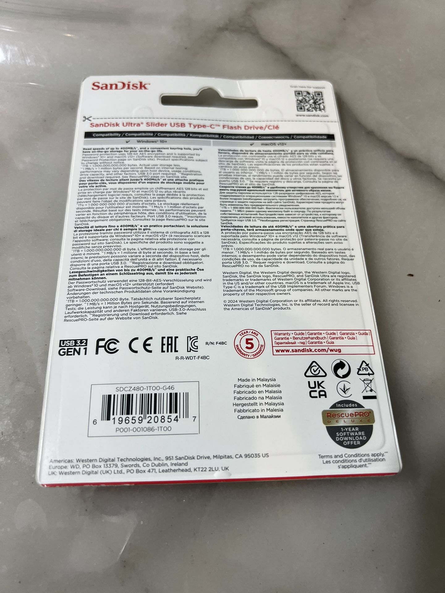 SanDisk Ultra Slider USB Type C