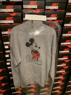 Supreme Disney Mickey 09 grey hoodie size xl new