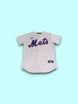 New York Mets Francisco Lindor Nike MLB Genuine merchandise pinstriped jersey medium