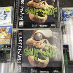 SkullMonkeys PS1 $100-$120 Each Gamehogs 11am-7pm