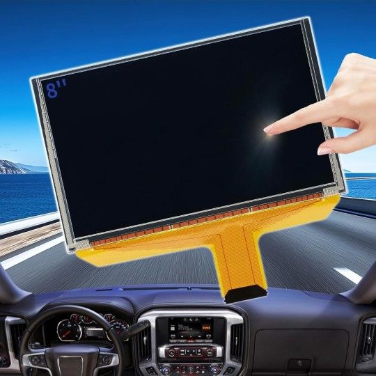DJ080PA-01A OEM LCD Touch Screen Digitizer Replacement Fit 2015-2018 Yukon