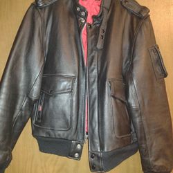 Man's Leather Coat