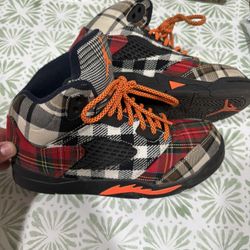 Air Jordan 5 Retro Plaid Preschool Lifestyle Shoes 