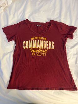 Washington Commanders Burgundy Football Shirt NFL Fan T-Shirt