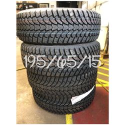 New winter tires for sale 195/65/15 $320 all four free installation and balancing