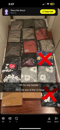 sp5der/chromeheart/essentials hoodies