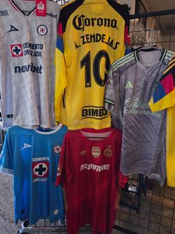 Soccer Jerseys Futbol Playeras Diferentes Clubs Size Médium Large XL No Trade 