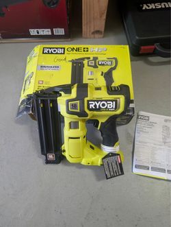 RYOBI ONE+ HP 18V 18-Gauge Brushless Cordless AirStrike Brad Nailer (Tool Only)