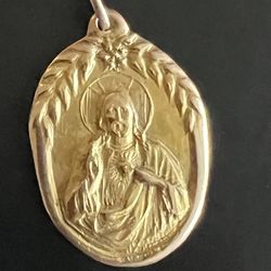 Vintage Handmade Rose gold pendant