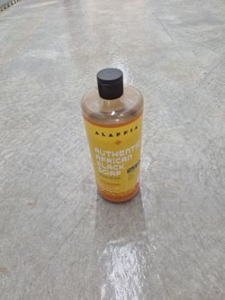 ALAFFIA AUTHENIC BLACK SOAP 32OZ. UNSCENTED