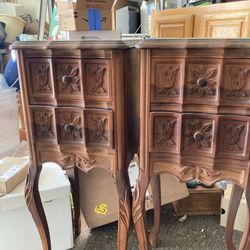 Antique Wood Night Stands