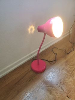 Pink desk / bed side  lamp