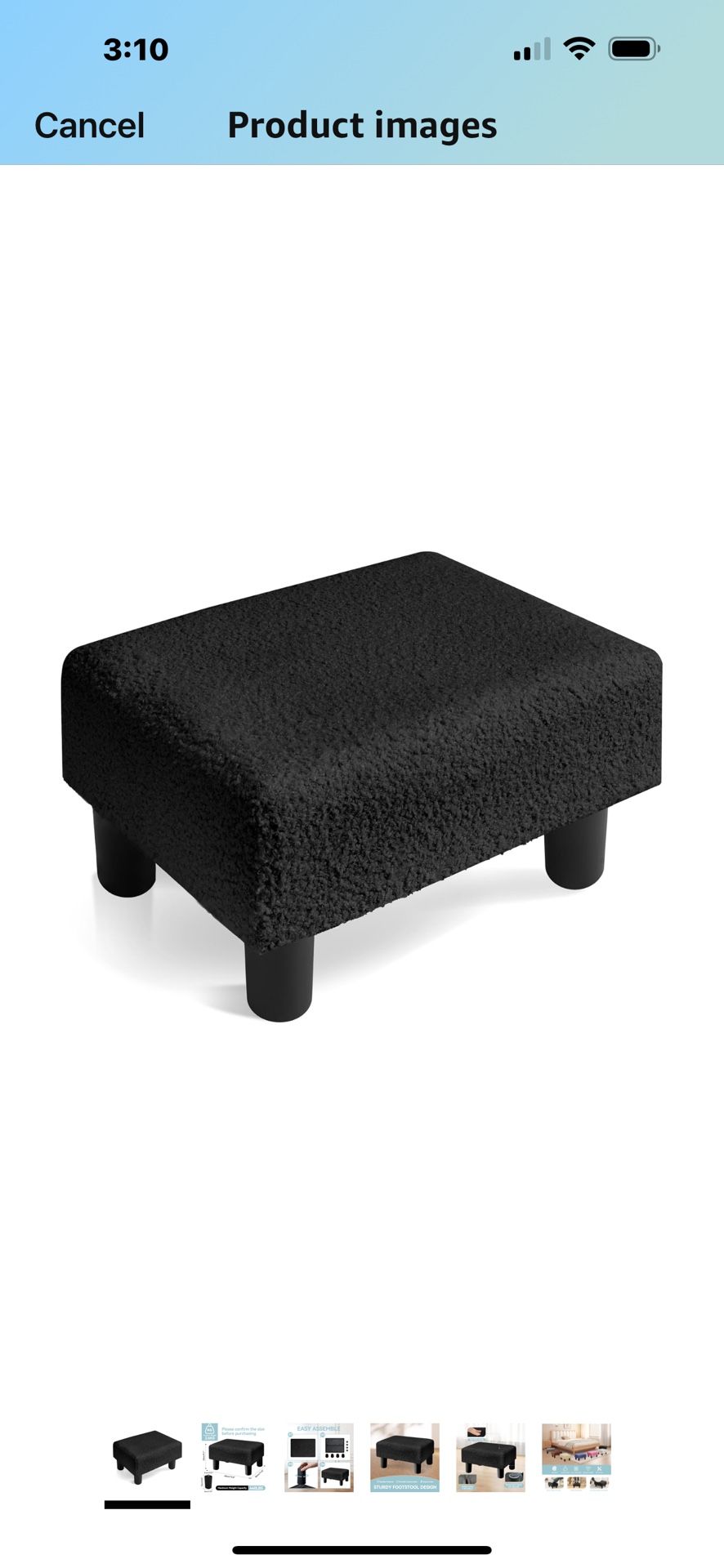 SMALL OTTOMAN FOOT REST