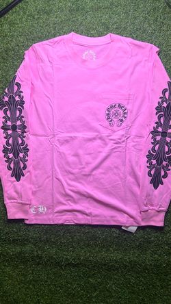 Pink chrome hearts long sleeve