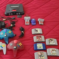 Nintendo 64 With Games 