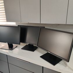 3x Dell 22 monitor- E2216HV -FHD 1080P