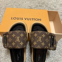 Louis Vuitton Slide Sandals  Womens 36 Pool Pillow