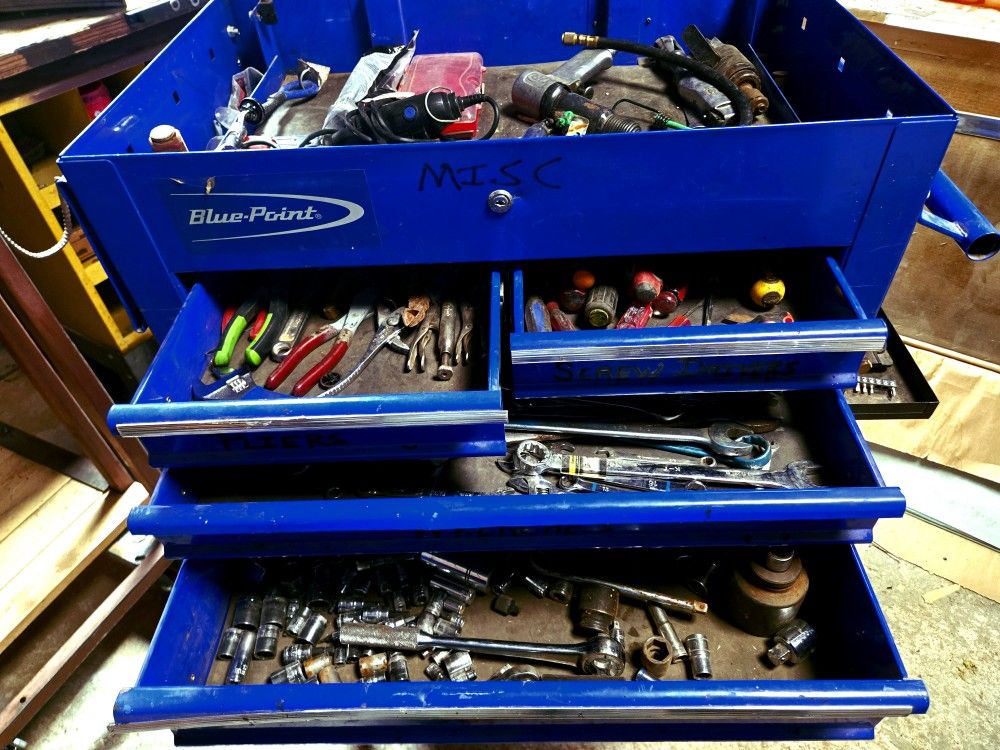 Blue Point Shop Cart 5 Drawer