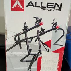 Allen Deluxe Trunk Bike Carrier 2 Bike Rack Trunk/SUV Model #102DN NEW Sealed