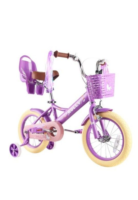 12inch purple kids bike