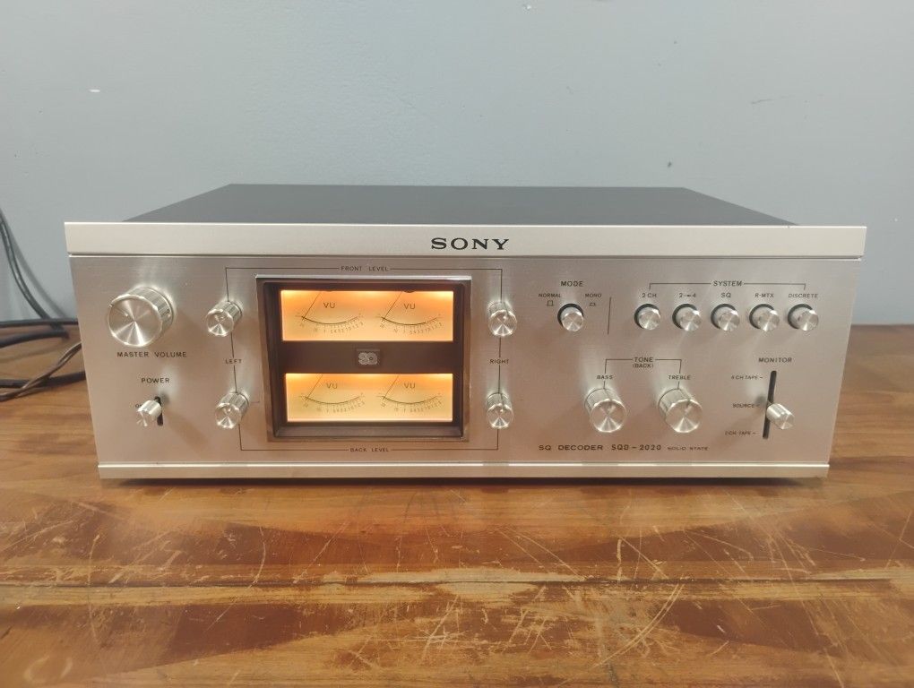 Vintage Sony SQD-2020 Preamp Quadraphonic decoder