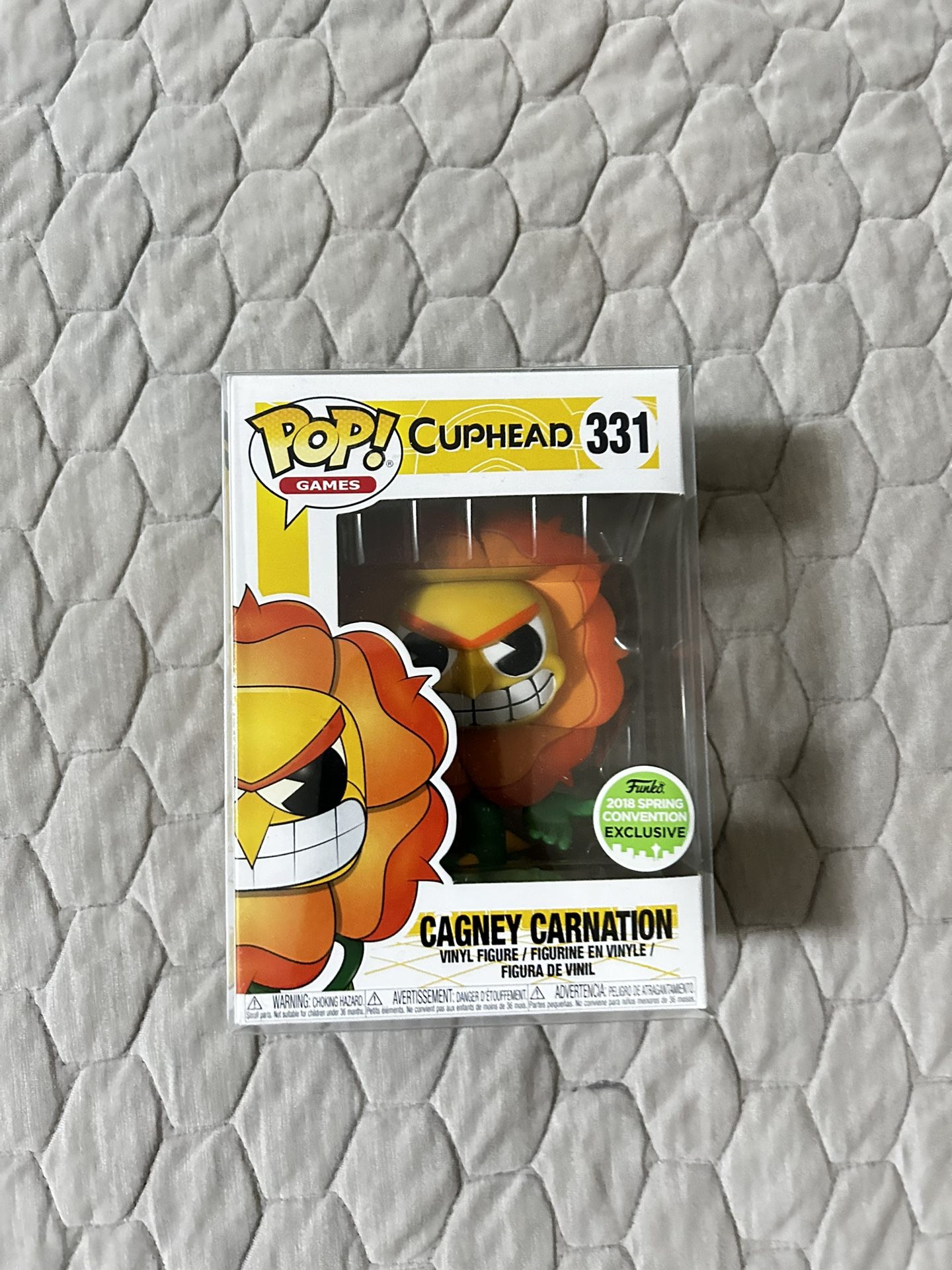 Funko Pop Cuphead Cagney Carnation