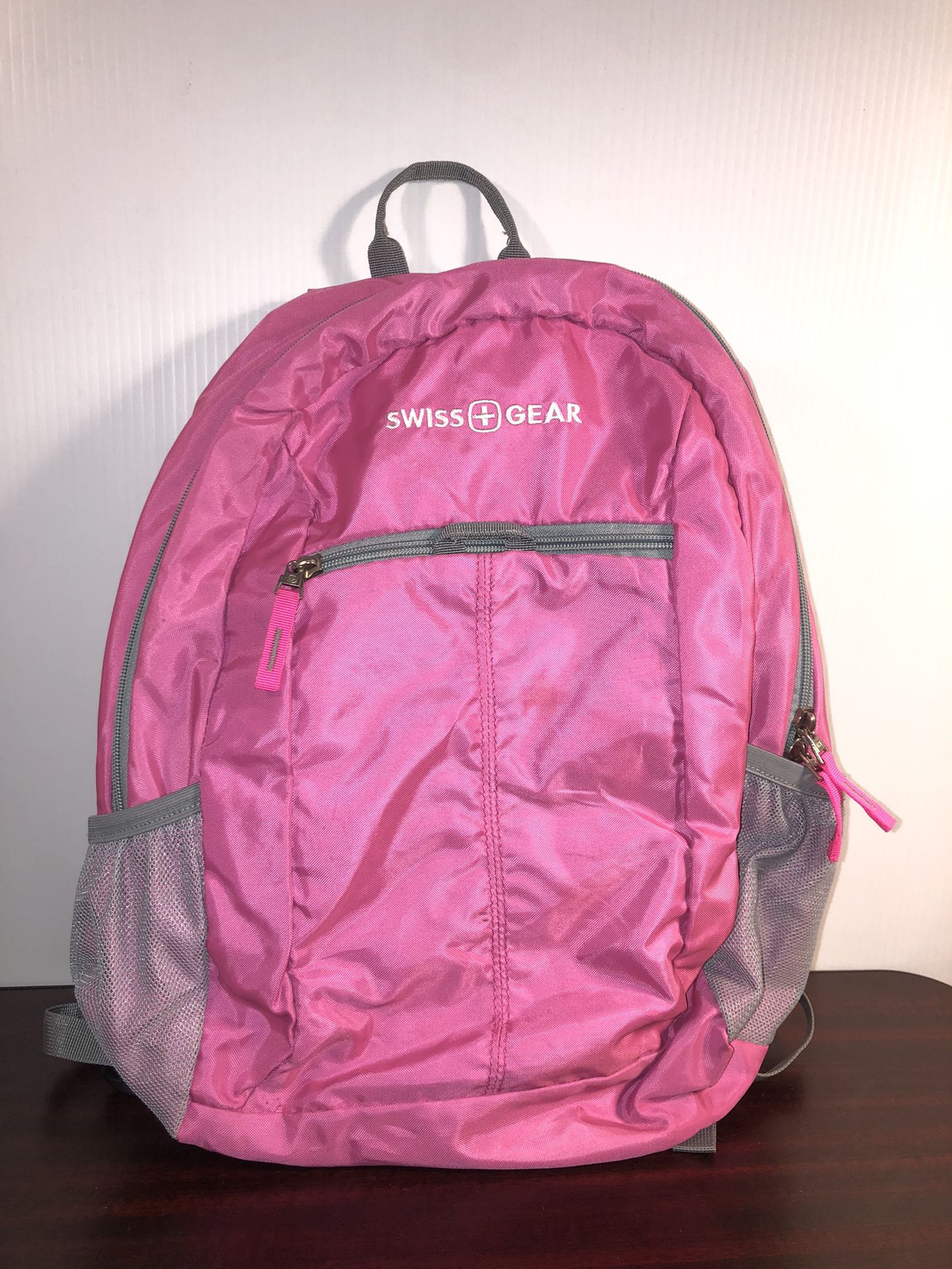 SwissGear Student Backpack 15" Laptop Durable/Light Weight Pink