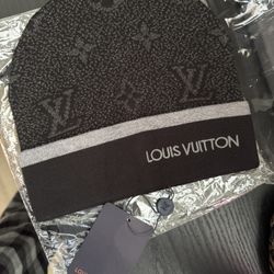 Black Louis Vuitton Beanie 