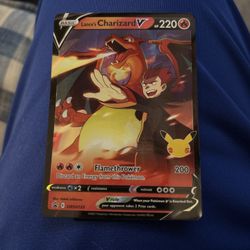 Pokémon Lance’s Charizard V SWSH133 Hologram Promo Card