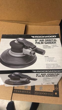 Rockwood 6” Air Orbital Palm Sander