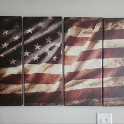 45" W x 28" H - Decorative US Flag