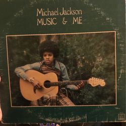 Michael Jackson Music & Me Vintage  Vinyl LP