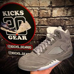 Jordan 5 Wolf Grey.  Sizes. 10.5  11   12 