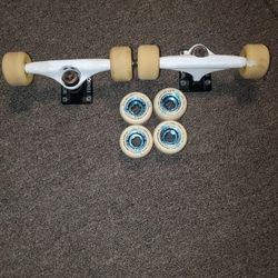 Tensor Trucks Spitfire Wheels And Ricta Cloud Wheels