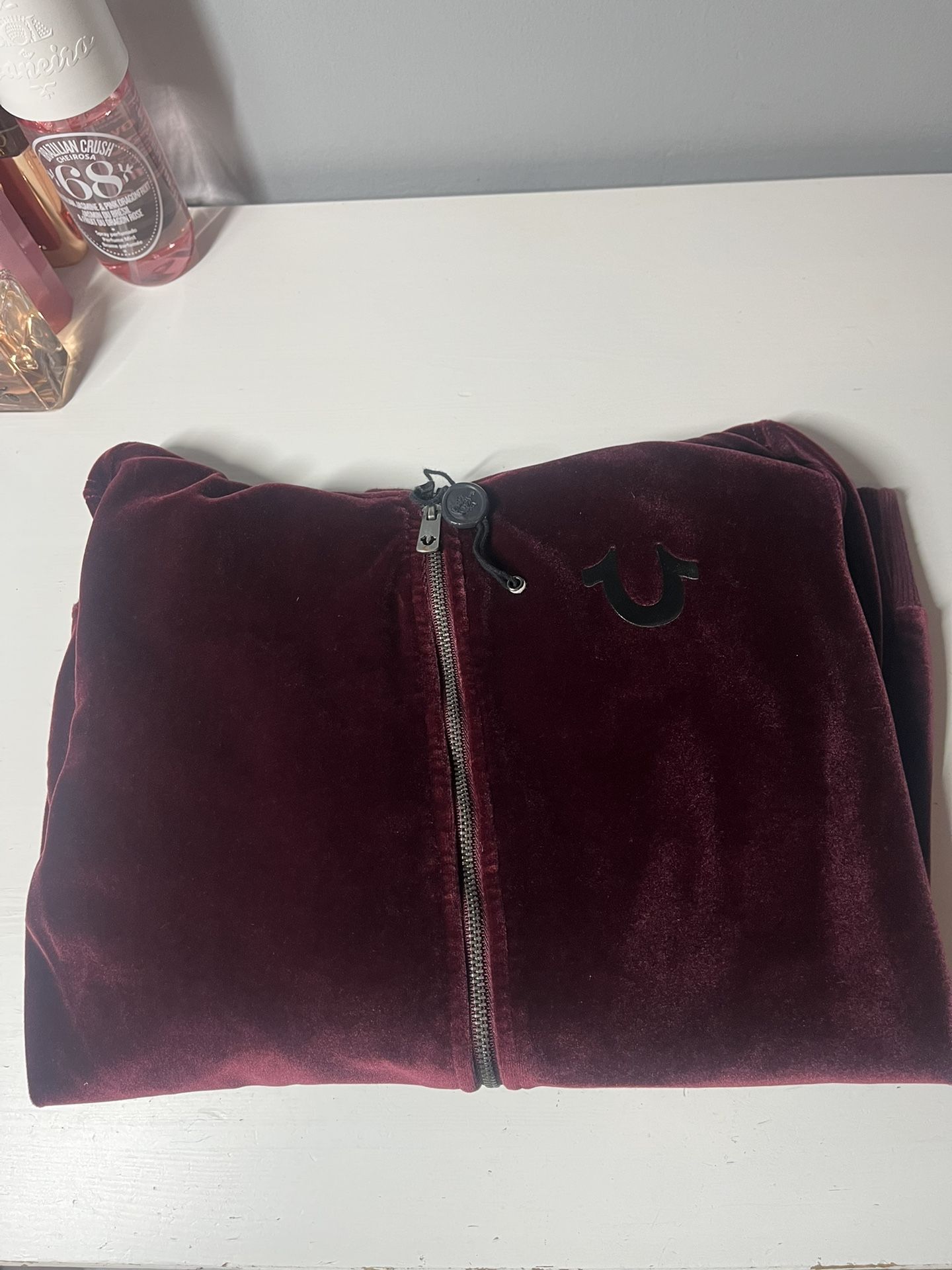 Girls True Religion Velour Zip up