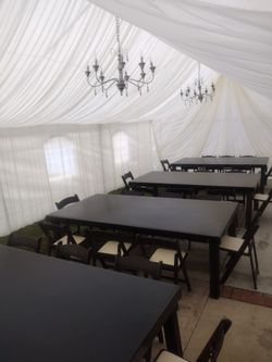 Big And Elegant Farm Tables