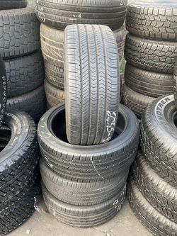 Set of four Used 235/40R18 $280, Brand Goodyear