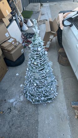 Snowy Christmas tree