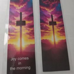 *Joy Comes In The Morning* Custom Made Laminated Bookmarker  Double-sided 