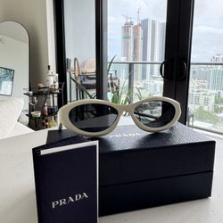 PRADA White Sunglasses