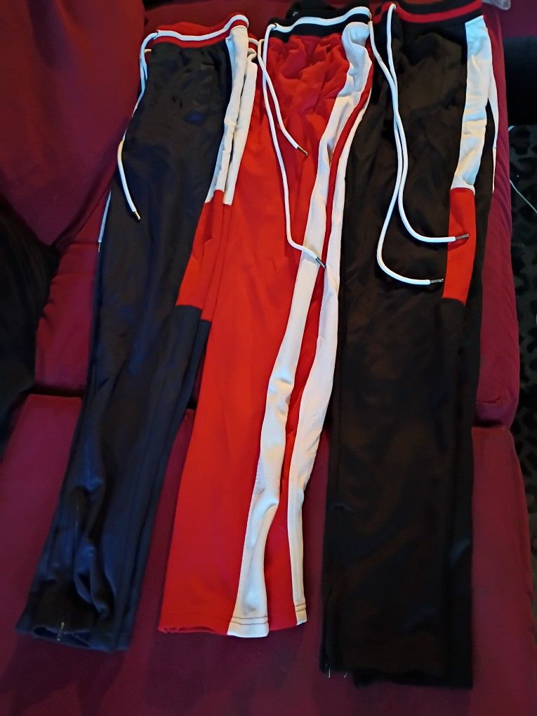3 Pairs Of Track Sweats Size Small