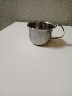 Silver plated baby cup