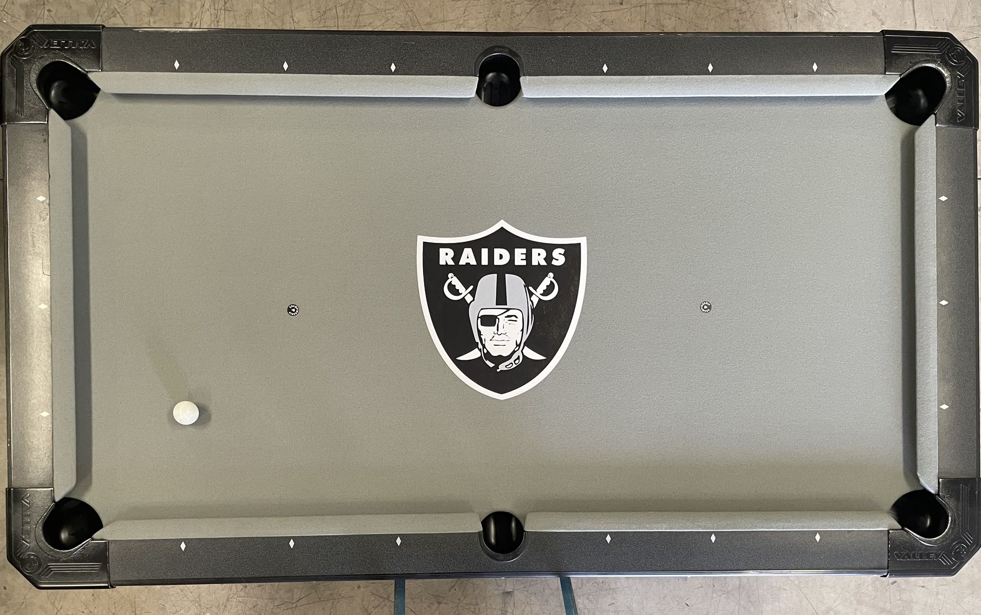 7ft. Las Vegas Raiders Pool Table